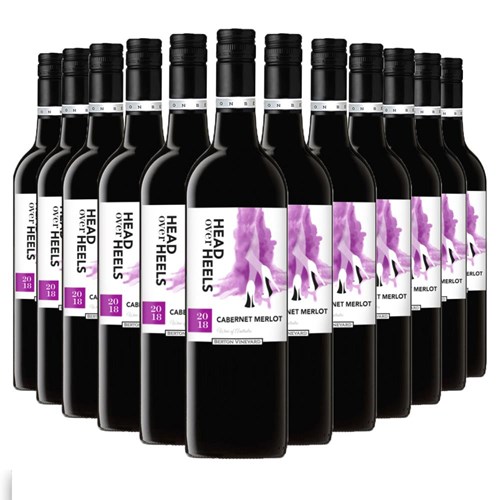 Case of 12 Head over Heels Cabernet Merlot 75cl Red Wine